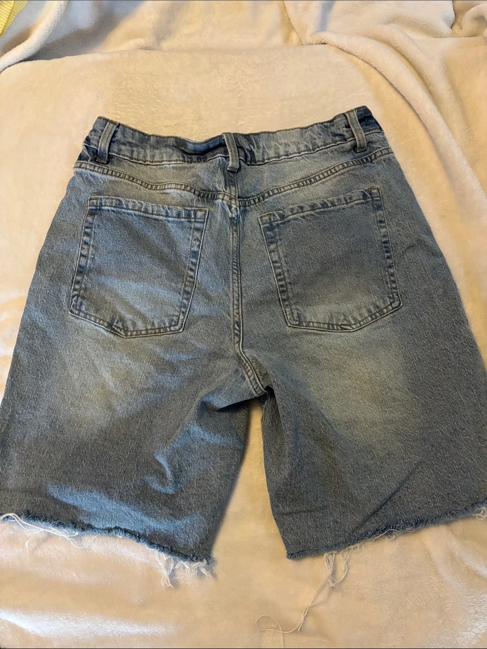 Light Wash Denim jorts